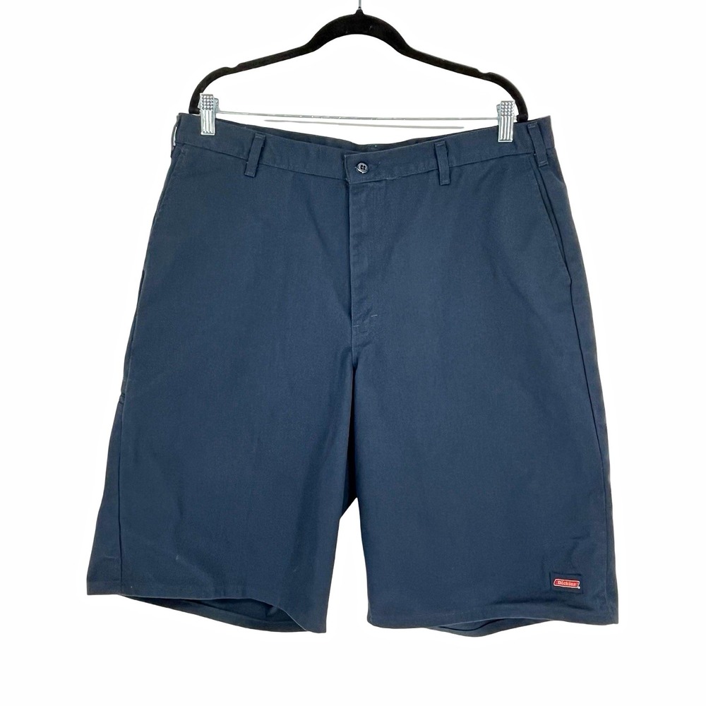 Dickies Men's Size 40 Navy Blue Loose Fit Multi Pocket Work Shorts Skate Y2K